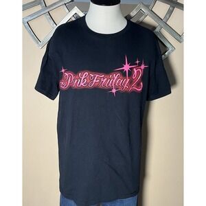 Nicki‎ Minaj Pink Friday 2 T-shirt 2 Sided Graphic Women's Large Official Merch